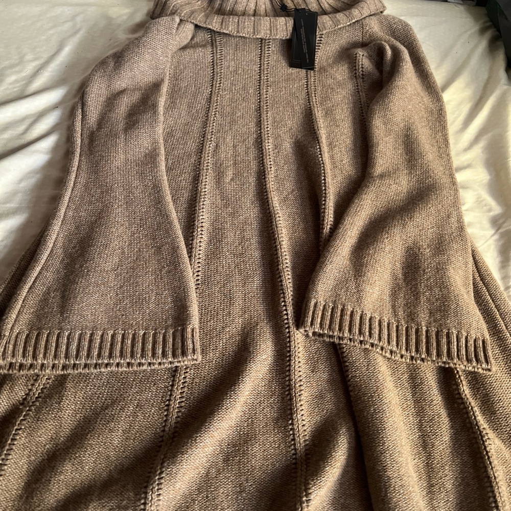 BCBG Toffee Ribbed Knit Sweater - Picture 2 of 4